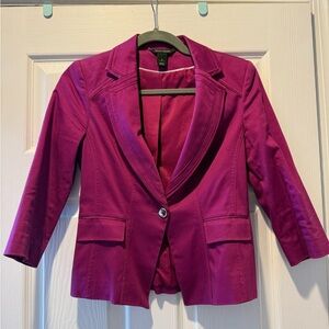 New York & Company Magenta Blazer
